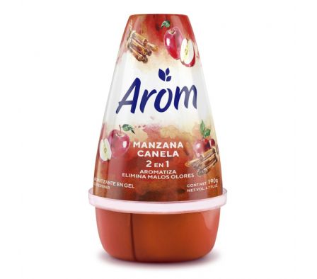 DESODORANTE EN GEL MANZANA CANELA AROM 190GR(24)