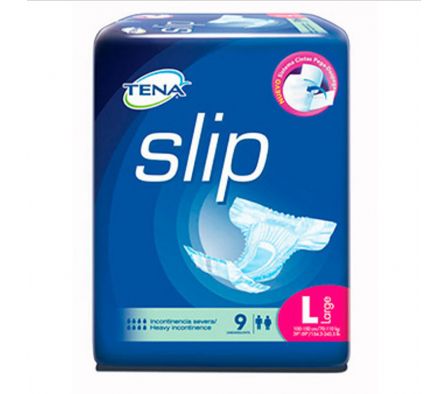 PAÑAL DESECHABLE ADULTO SLIP LARGE TENA 9UND (8)