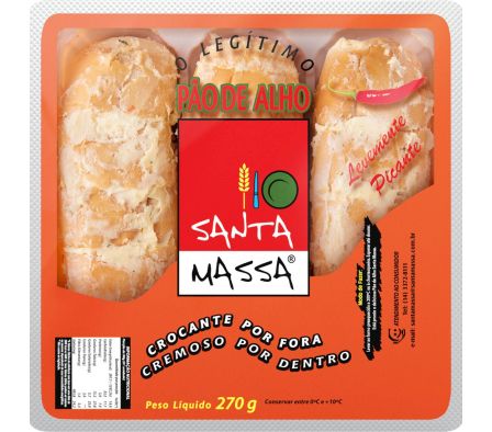 PAN DE AJO TRADICIONAL SANTA MASSA 240GR(10)