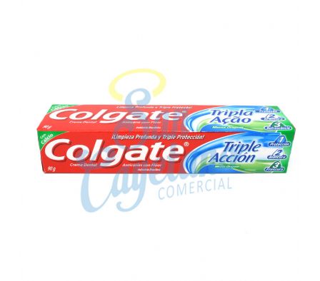 CREMA DENTAL COLGATE TRIPLE ACCION 90GR.(144)