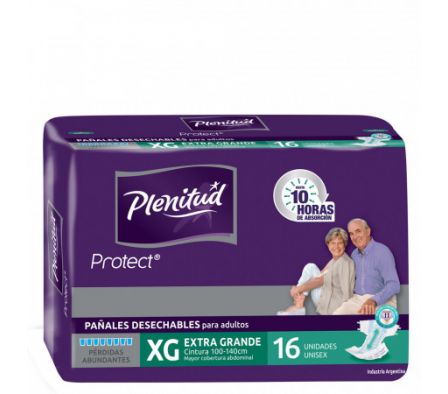 PAÑAL DESECHABLE P/ADUL PROTEC XG PLENITUD16U (4)