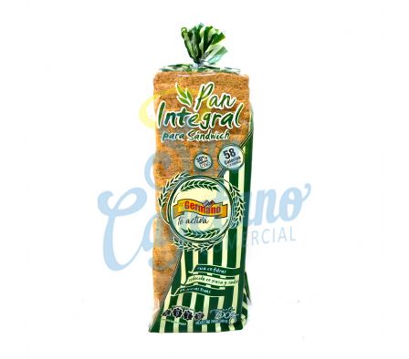 PAN DE SANDWICH INTEGRAL EL GERMANO 700GR