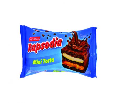 MINI TORTA RAPSODIA NEVARES 80GR (24)
