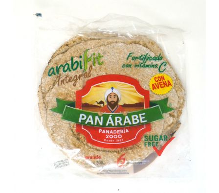 PAN ARABE ARABIFIT INTEGRAL C/ AVENA 300GR 6U  G.