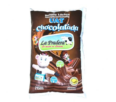 BEBIDA LÁCTEA CHOCOLATADA LA PRADERA SACHET 1L