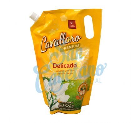 SUAVIZANTE P/ROPA PREM.DELICADO CAVALLARO 900ML(6)