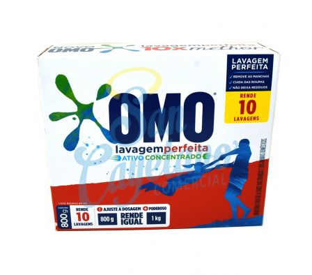 JABON EN POLVO LAVADO PERFECTO OMO 800GR(20)