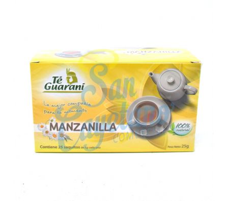 TE DE MANZANILLA TE GUARANI CAJA 20U 25G (12)
