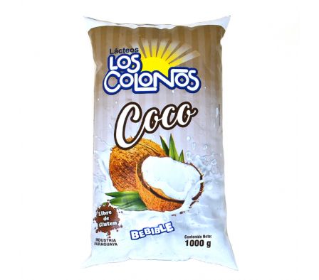 BEBIDA LACTEA FERMENTAD COCO SACHET LOS COLONOS 1L