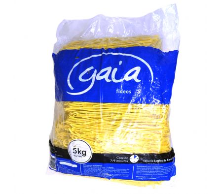 FIDEO TALLARIN GRUESO GAIA 5KG.