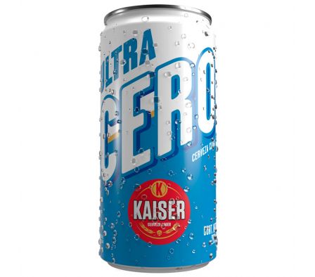 CERVEZA KAISER LATA ULTRA CERO 269 ML (12)