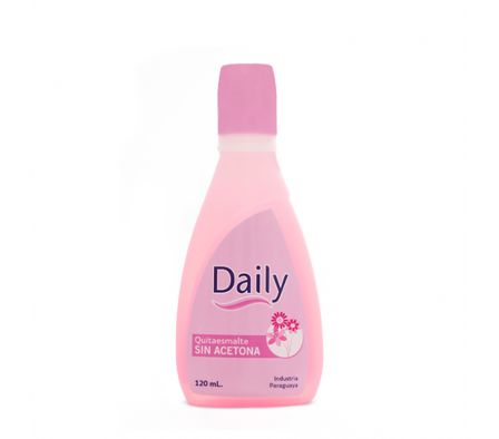 QUITA ESMALTE SIN ACETONA ROSA DAILY 120ML 