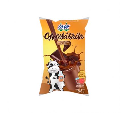 BEBIDA LACTEA CHOCOLATADA CO-OP SACHE 1L