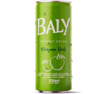 ENERGIZANTE EN LATA BALY MANZANA VERDE 250ML (24)
