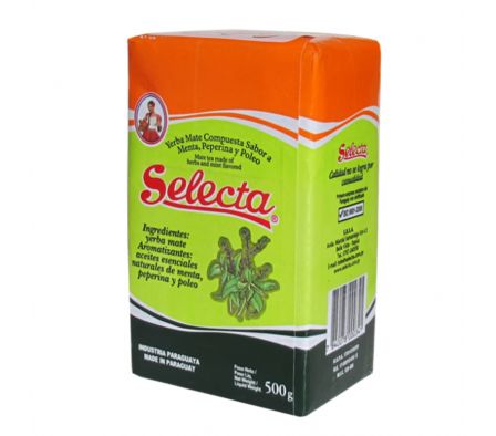 YERBA MATE MENTA/POLEO SELECTA 500GR (10)