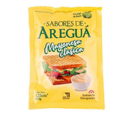 MAYONESA SABORES DE AREGUA SACHET 118GR (24)