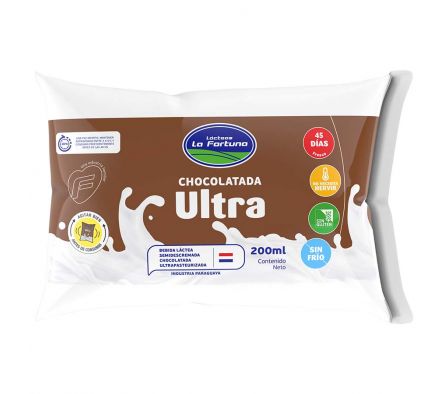 BEBIDA LACTEA ULTRA CHOCOLATADA LA FORTUNA200ML