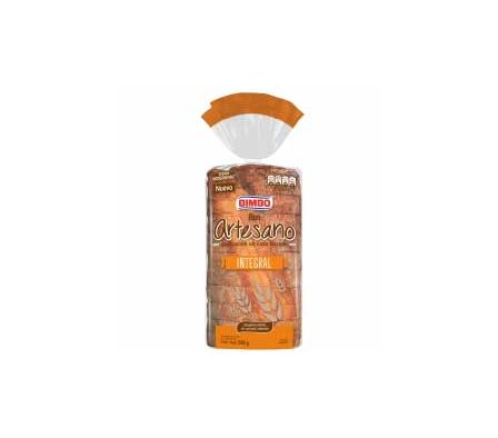 PAN DE SANDWICH ARTESANO INTEGRAL BIMBO DE 500GR