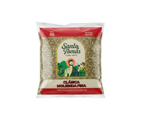 YERBA MATE CLASICA MOLIENDA FINA SANTO TOMAS 250GR