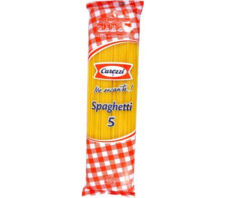 FIDEO SPAGUETTI 5 CAROZZI 400GR (25)