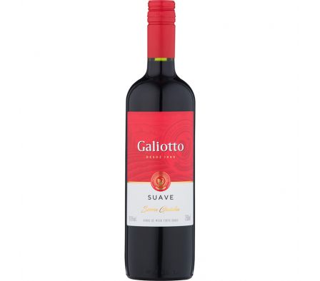 VINO TINTO SUAVE DULCE GALIOTTO 750ML (12).