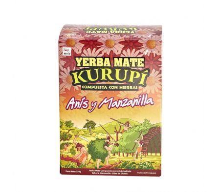 YERBA MATE ANIS Y MANZANILLA KURUPI 250GR (12)