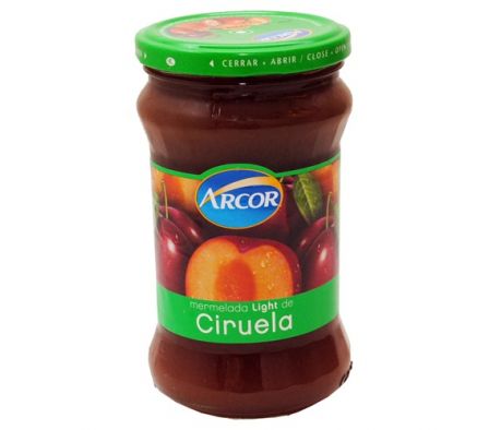 MERMELADA DE CIRUELA LIGHT ARCOR VIDRIO 390GR(12).