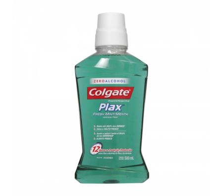 ENJUAGUE BUCAL PLAX MENTA COLGATE L500MLP350ML(12)