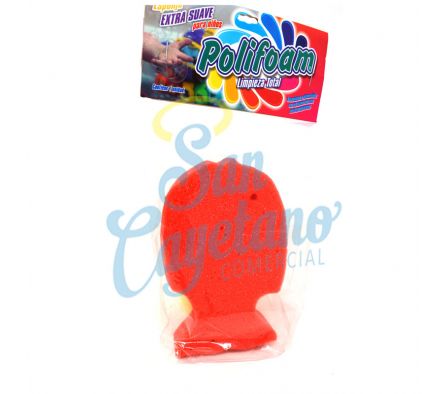 ESPONJA EXTRA SUAVE P/ NIÑOS POLIFOAM  (12)