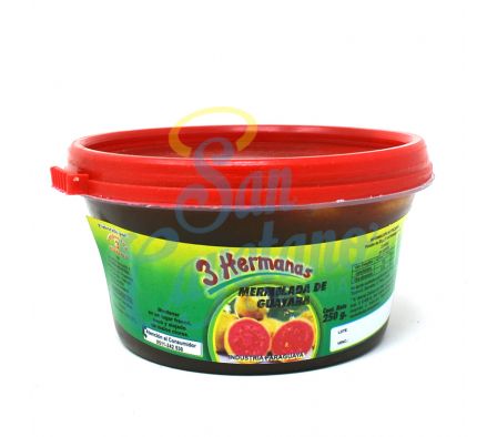 MERMELADA DE GUAYABA 3 HERMANAS 250GR.(24)