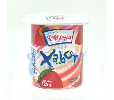 YOGUR ENTERO XABOR FRUTILLA POTE DOÑA ANGELA 125GR