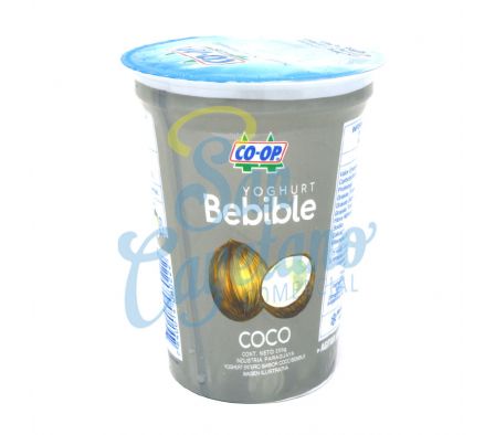 YOGUR ENTERO COCO POTE CO-OP 200GR.