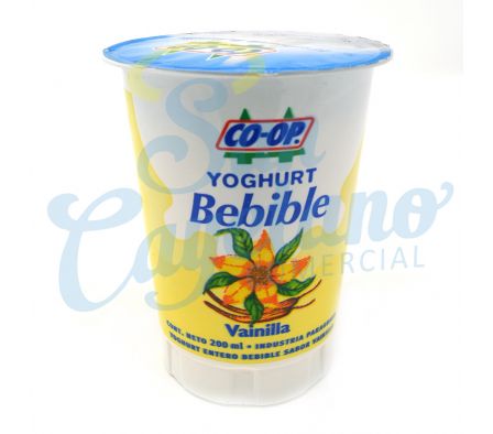YOGUR ENTERO VAINILLA POTE CO-OP 200GR