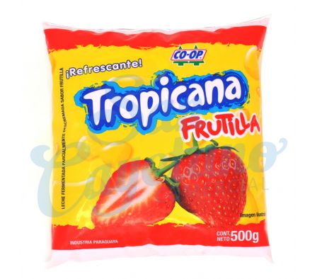 BEBIDA LACTEA FRUTILLA SACHET TROPICANA 500ML 