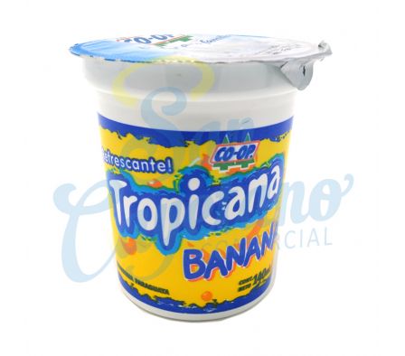 BEBIDA LACTEA BANANA POTE TROPICANA 140GR.