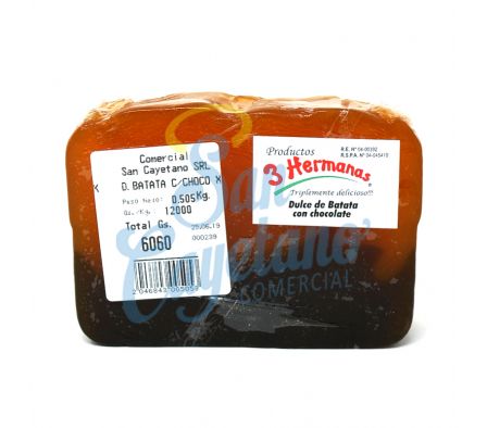 DULCE DE BATATA C/CHOCOLATE X KILO(5)