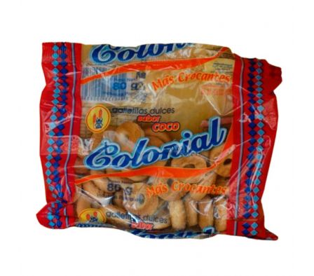 GALLETITAS COCO COLONIAL 80GR (20)