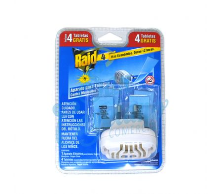 APARATO PARA PASTILLAS C/4 TABLETA GRATIS RAID (6)