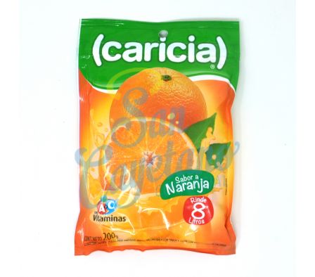 JUGO EN POLVO NARANJA CARICIA X 100 GRS (30)