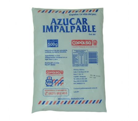 AZUCAR IMPALPABLE COPALSA 500 GRS (20)