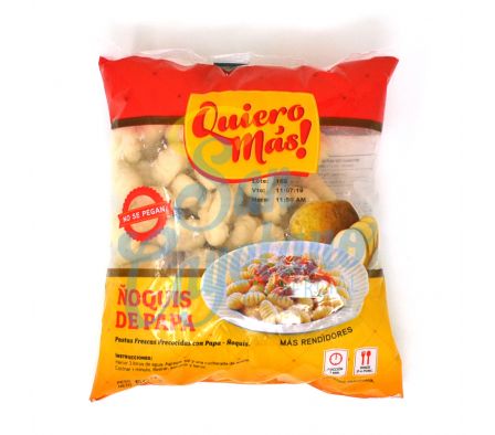 ÑOQUIS QUIERO MAS 500 GRS