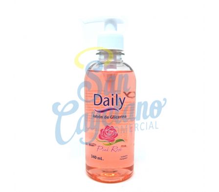 JAB.DE GLIC.DAILY 350ML PINK ROSEC/VALVULA (12)