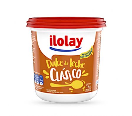 DULCE DE LECHE CLASICO ILOLAY POTE  1KG (12)
