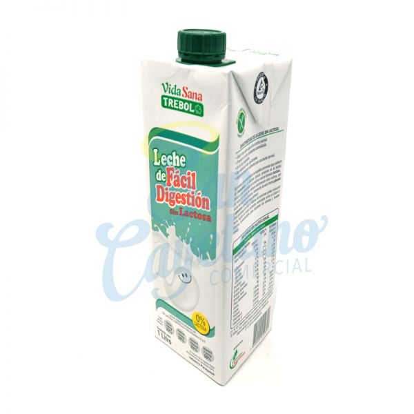 LECHE TREBOL SIN LACTOSA SEMIDESCREMADA 1LT